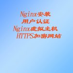 Nginx安装 、 用户认证 、 Nginx虚拟主机 、 HTTPS加密网站